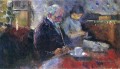 En la mesa de café 1883 Edvard Munch